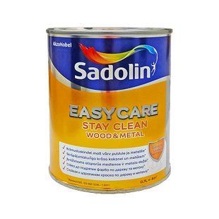 Фарба акрилова для стін та стелі вологостійка Sadolin EasyCare Wood&Metal, 0,7 л, білий 4740182475833 фото