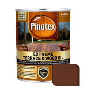 Олія для обробки дерева Pinotex Extreme Terrace & Wood Oil атмосферостійка, 0,75 л, тік 5948575 фото