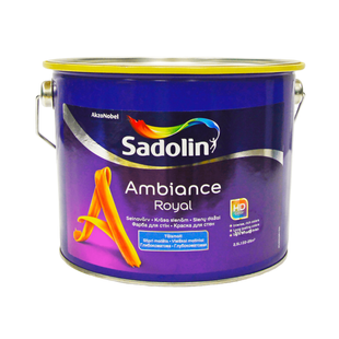 Фарба глибокоматова, що миється, Sadolin Ambiance Royal, 2,5 л, білий 4740182260279 фото