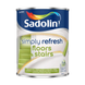 Фарба 2-в-1 Sadolin Simply Refresh Floors & Stairs для підлоги та сходів, 0,9 л, біла, напівматова, BW 5926596 фото 1